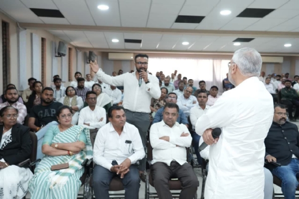 ઐતિહાસિક નગરી પાટણ ખાતે ભાજપા પ્રદેશ અધ્યક્ષ જગદીશ વિશ્વકર્માનો પ્રબુદ્ધ નાગરિકો સાથે સંવાદ કાર્યક્રમ