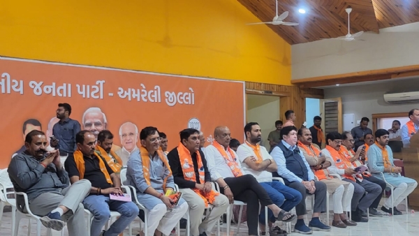 અમરેલીમાં મુખ્યમંત્રીની ઉપસ્થિતિમાં યોજાનારા કાર્યક્રમને લઈ આયોજન બેઠક યોજાઈ