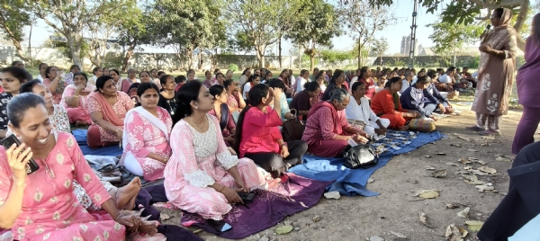 રાણાવાવમાં  ‘સ્વસ્થ ગુજરાત, મેદસ્વિતા મુક્ત ગુજરાત’ના સંકલ્પ સાથે યોગ ઉત્સવ.