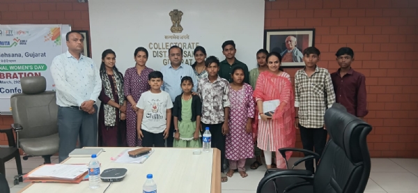 PM CARES for Children હેઠળ અનાથ બનેલા બાળકો સાથે કલેક્ટર કચેરીએ સંવાદ યોજાયો