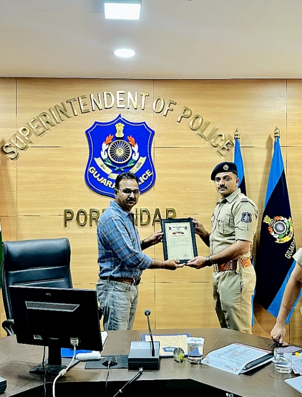 પોરબંદર પોલીસ દ્વારા ફેબ્રુઆરી માસ ની ક્રાઈમ કોન્ફ્રન્સ યોજાઈ.