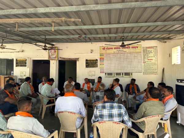 આંબલીયાસણ જિલ્લા પંચાયત સીટમાં શક્તિ કેન્દ્રોની બેઠક યોજાઈ, સંગઠન મજબૂત બનાવવા માર્ગદર્શન