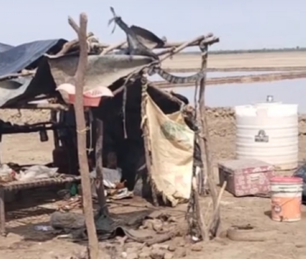 કચ્છના નાના રણમાં કુદરતી આફતથી અગરિયાઓને ભારે નુકસાન