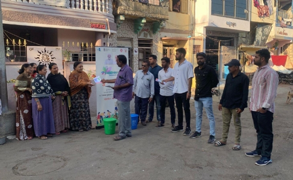 પોરબંદર મહાનગરપાલિકા દ્વારા  શહેરમાં સ્વચ્છતા જાગૃતિ માટે આઈ.ઈ.સી. એક્ટિવિટી કાર્યક્રમ યોજાયો.