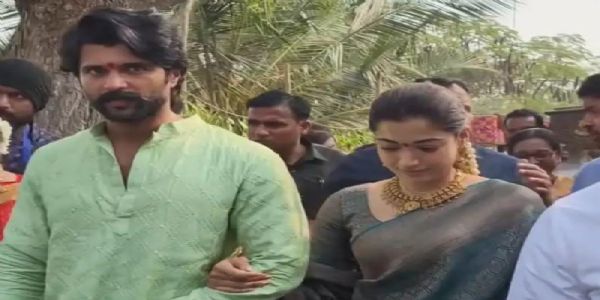 રશ્મિકા અને વિજય લગ્ન પછી પૂજા-અર્ચના માં જોડાયા, 4 માર્ચે રિસેપ્શન પાર્ટી