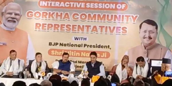 ગોરખાલેન્ડનો મુદ્દો ફરી એકવાર ગરમાયો, ગોરખા નેતાઓએ નીતિન નવીન સાથે મુલાકાત કરી