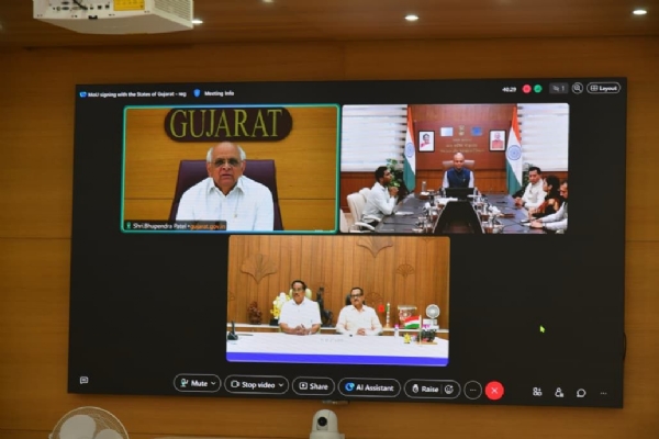 કેન્દ્ર અને રાજ્ય સરકાર વચ્ચે મહત્વપૂર્ણ એમ.ઓ.યુ. સંપન્ન