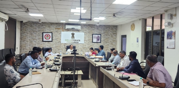 જિલ્લા જળ અને સ્વચ્છતા સમિતિની 61 મી બેઠક યોજાઈ.