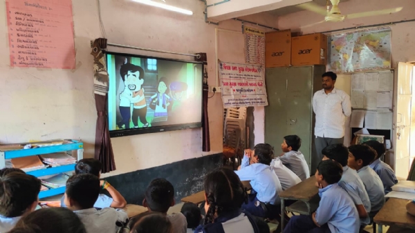 ખોખરનેશ પ્રાથમિક શાળામાં “ગુડ ટચ – બેડ ટચ” અંગે જાગૃતિ કાર્યક્રમ યોજાયો.