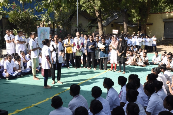 ટીબી મુક્ત ભારત અભિયાન અંતર્ગત જનજાગૃતિનો સંદેશો આપ્યો