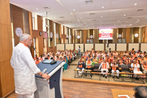 ભાજપા પ્રદેશ કાર્યાલય શ્રી કમલમ ખાતે પ્રદેશ કારોબારી બેઠક યોજાઇ