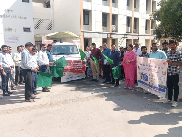 મહેસાણા જિલ્લામાં ‘ટીબી મુક્ત ભારત અભિયાન’ અંતર્ગત 100 દિવસીય ઝુંબેશનો પ્રારંભ