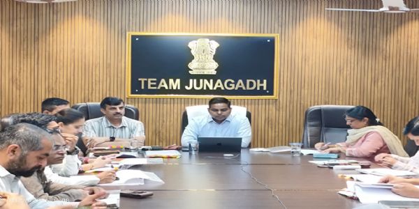 જૂનાગઢ કલેકટરની અધ્યક્ષતામાં જિલ્લાનો સ્વાગત ફરિયાદ નિવારણ કાર્યક્રમ યોજાયો