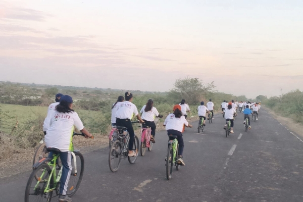 મિશન લાઈફ અંતર્ગત અમરેલી ખાતે સાઇકલોથોન યોજાઈ