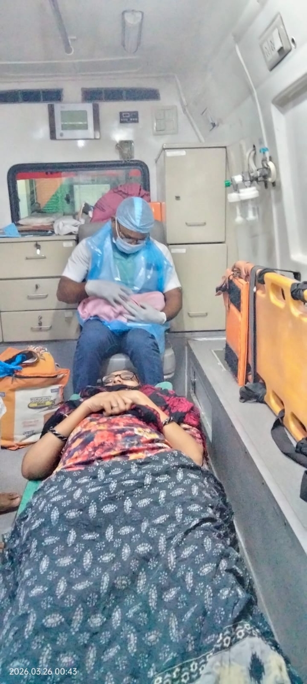 ગીર સોમનાથ ૧૦૮ એમ્બ્યુલન્સ દ્વારા બે અમુલ્ય જિંદગી બચાવી