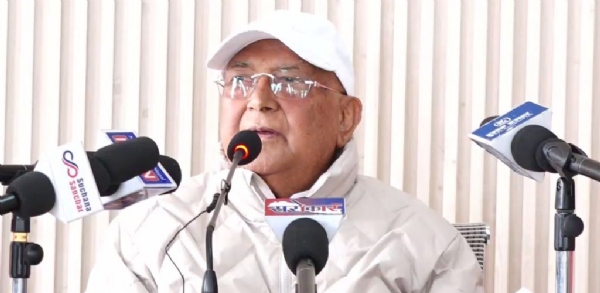 નેપાળના ભૂતપૂર્વ વડા પ્રધાન કેપી શર્મા ઓલી