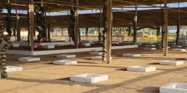 વડલી ગામે ત્રિમંદિર ધામમાં દેવોના શિખરો અને મૂર્તિઓની પ્રાણપ્રતિષ્ઠા મહોત્સવનું ભવ્ય આયોજન.