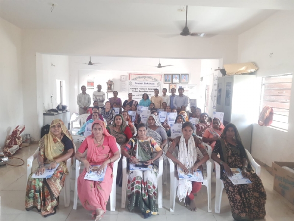 ગવાડા ગામે સક્ષમ પ્રોજેક્ટ અંતર્ગત મહિલાઓ માટે ઉદ્યમિતા તાલીમ યોજાઈ