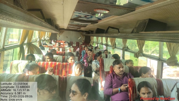 વાસ્મો ખેડા દ્વારા મહિલાઓ માટે પ્રેરણા પ્રવાસનું આયોજન વાસ્મો ખેડા દ્વારા મહિલાઓ માટે પ્રેરણા પ્રવાસનું આયોજન