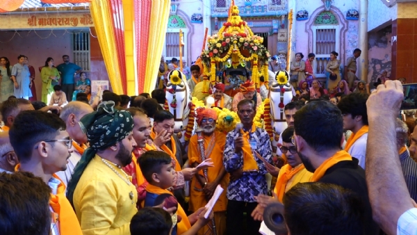 માધવપુર ખાતે ભગવાન શ્રીકૃષ્ણ અને રૂક્ષ્મણીજીના વિવાહ ઉત્સવ સંપન્ન.