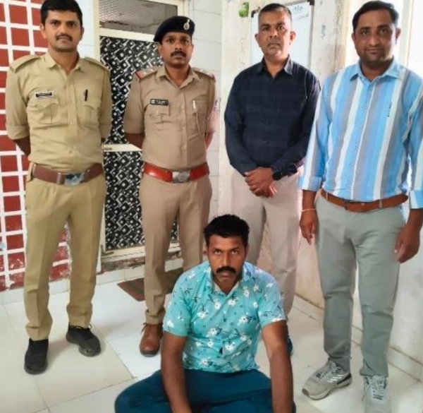 વિસનગર તાલુકા પોલીસે ચોરીના ગુનાનો ભેદ ઉકેલી આરોપી મુદ્દામાલ સાથે ઝડપી પાડ્યો