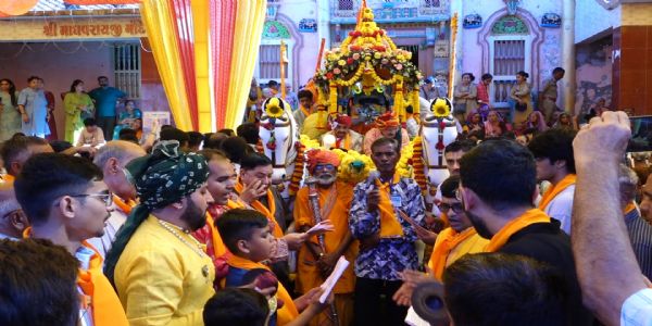 માધવપુર ખાતે ભગવાન શ્રીકૃષ્ણ અને રૂક્ષ્મણીજીના વિવાહ ઉત્સવ સંપન્ન.