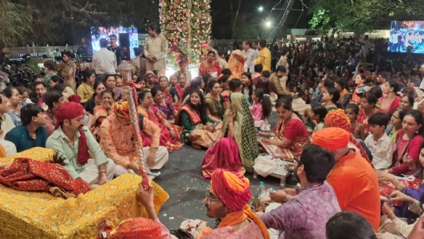 માધવપુર ખાતે ભગવાન શ્રીકૃષ્ણ અને રૂક્ષ્મણીજીના વિવાહ ઉત્સવ સંપન્ન.