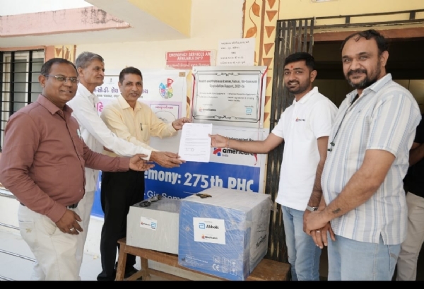 મુંબઈની સંસ્થાએ જિલ્લાના વધુ સાત પ્રાથમિક આરોગ્ય કેન્દ્ર દત્તક