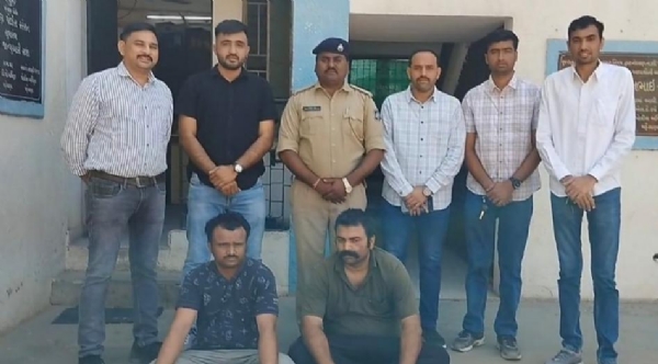 લક્ષ્મીપુરા પાસે થયેલા હત્યા કેસમાં નંદાસણ પોલીસની ઝડપી કાર્યવાહી, બે આરોપી ઝડપાયા