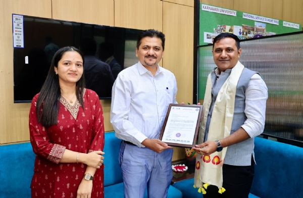 કર્ણાવતી યુનિવર્સિટીમાં એન.એસ. એસ વિભાગ દ્વારા વિશેષ માર્ગદર્શન