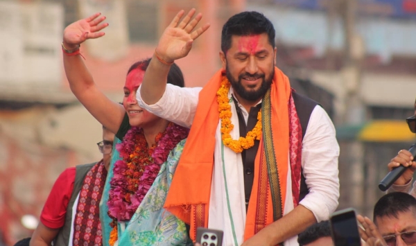 રાષ્ટ્રીય સ્વતંત્ર  પાર્ટીના પ્રમુખ રવિ લામિછાને