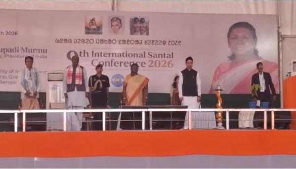 સંથાલ સંમેલનમાં રાષ્ટ્રપતિ મુર્મુ