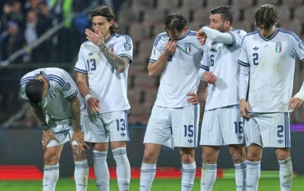 Italy crashed out of the FIFA World Cup