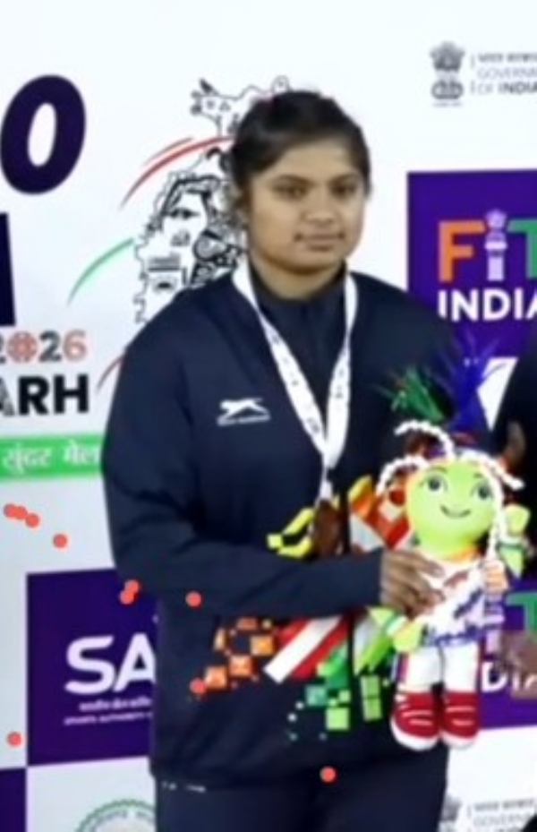 Vadodaras skilled wrestler Leela Chavda
