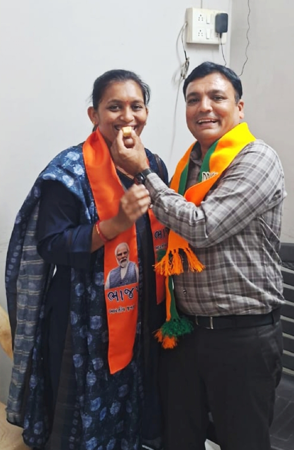 ભરૂચ તાલુકા પંચાયતની પાલેજ-2 બેઠક પર ભાજપના ચારુલબેન પટેલ બિનહરીફ વિજેતા ભરૂચ તાલુકા પંચાયતની પાલેજ-2 બેઠક પર ભાજપના ચારુલબેન પટેલ બિનહરીફ વિજેતા