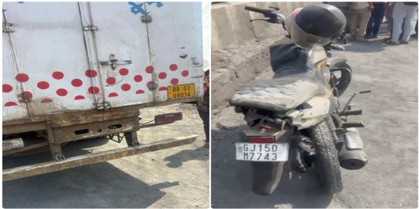 ભાનુ હિલ્સ પાસે કરૂણ અકસ્માત: ધૂળના કારણે સ્લિપ, ટેમ્પો ચઢ્યો