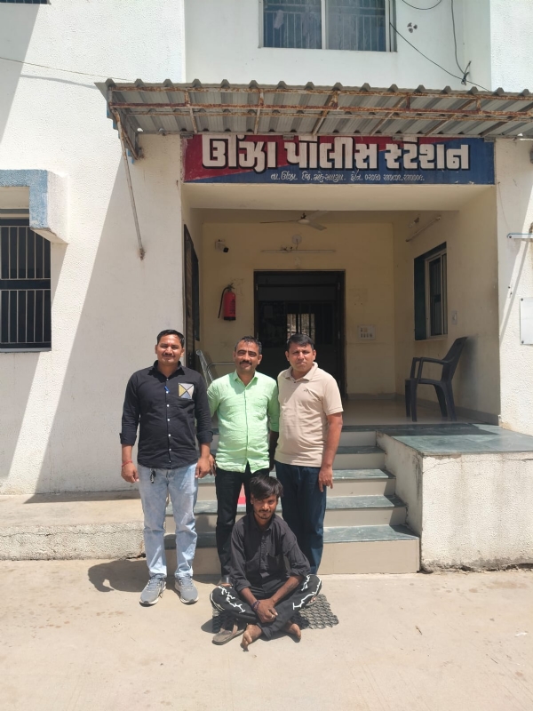 ઉંઝામાં સજા વોરંટનો આરોપી ઝડપી, પોલીસે નોંધપાત્ર કામગીરી કરી