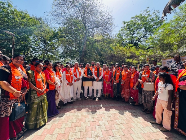 પોરબંદર ભાજપ દ્વારા જનસેવા સંકલ્પ કાર્યક્રમ યોજાયો.