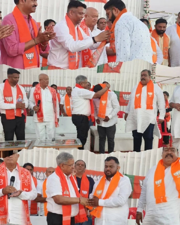 આપ કાર્યકરો ભાજપમાં જોડાયા