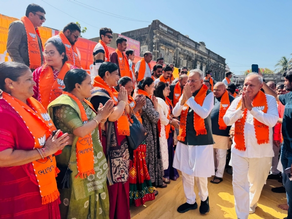 પોરબંદર ભાજપ દ્વારા જનસેવા સંકલ્પ કાર્યક્રમ યોજાયો.