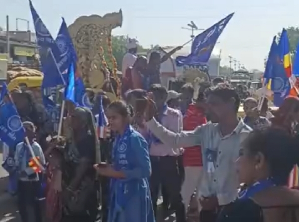 હારીજમાં બાબાસાહેબ આંબેડકરની 135મી જન્મજયંતિ ભવ્ય ઉજવણી હારીજમાં બાબાસાહેબ આંબેડકરની 135મી જન્મજયંતિ ભવ્ય ઉજવણી