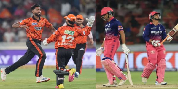 આઈપીએલ 2026: હૈદરાબાદે રાજસ્થાનની જીતની ગતિ તોડી, હિંગ અને સાકિબની જોડીએ મચાવ્યો હાહાકાર