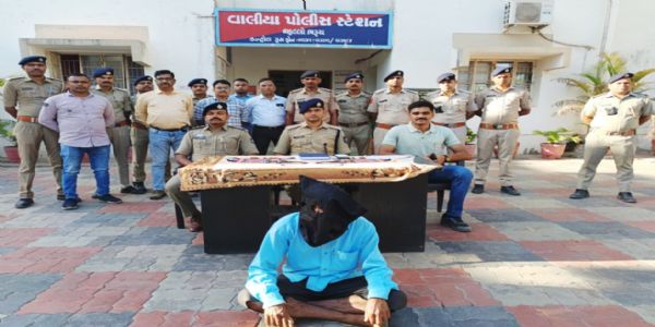 વાલિયામાં 4 વર્ષની બાળા સાથે દુષ્કર્મ ગુજારનાર નરાધમ ગણતરીના દિવસોમાં જેલ ભેગો કરાયો