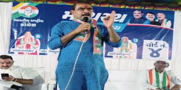 પાટણમાં ચૂંટણી પૂર્વે કિરીટ પટેલના ભ્રષ્ટાચાર મુદ્દે આક્ષેપો