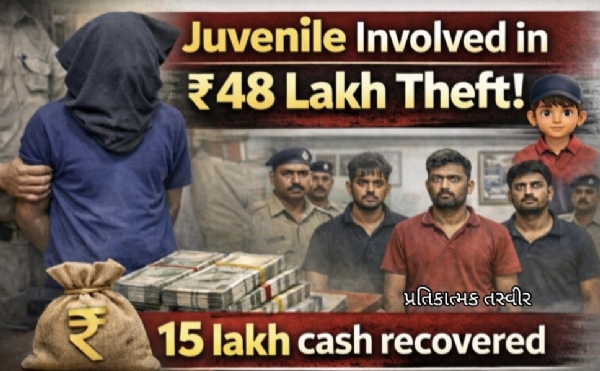 48 લાખની ચોરીમાં બાળકિશોર સંડોવાયો!