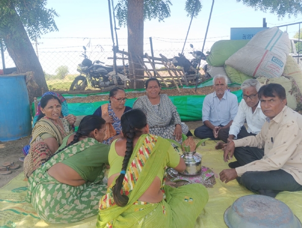 સદુથલા ગામે પ્રાકૃતિક ખેતી પ્રોત્સાહન માટે ભૂમિ પૂજન અને તાલીમ કાર્યક્રમ યોજાયો