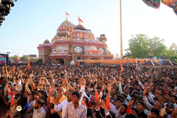 Grand celebration of Hanuman Jayanti in Salangpurdham