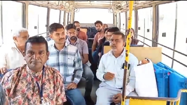 સ્થાનિક સ્વરાજ્યની ચૂંટણીઓ માટે  ઈવીએમ અને પોલિંગ સ્ટાફની ફાળવણી પૂર્ણ.