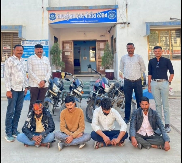 ભમર ગામે વાડીમાં જુગાર રમતા આરોપીઓ ઝડપાયા, ₹93,000 નો મુદ્દામાલ જપ્ત