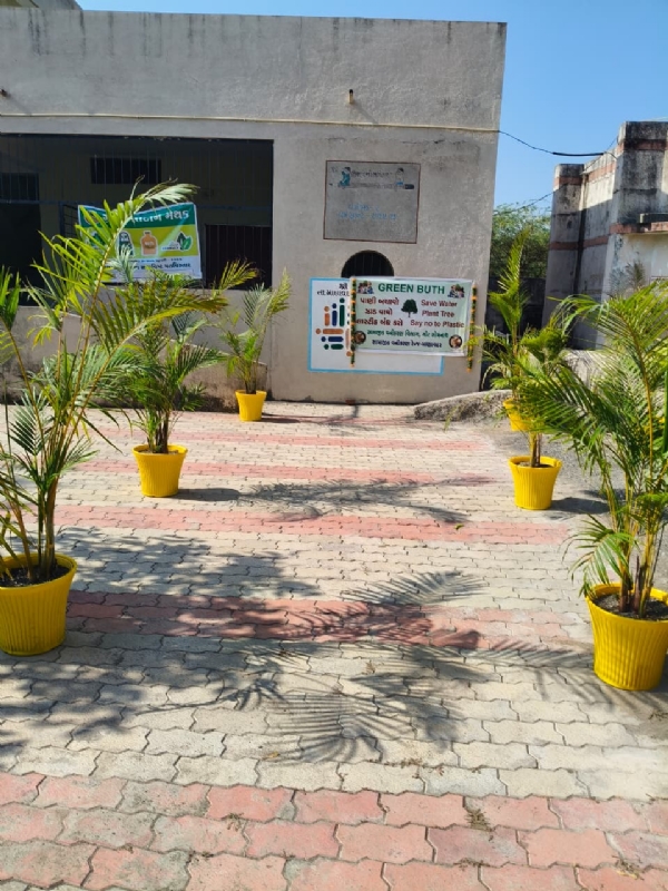 પર્વની ઉજવણી: ગ્રીન બૂથ તૈયાર કરાયા